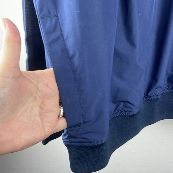 Greg Norman Blue wind rain jacket w/ blue contrasting material Raglan Sleeves XL - Picture 10 of 12